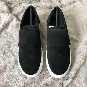 Vince Cage Sport Suede Grip-Strap Sneakers